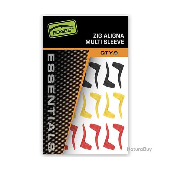 Adaptateur Fox Edges Zig Aligna Jaune. Rouge. Noir (par 9)
