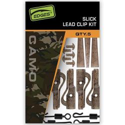 Kit Montage Fox Edges Camo Slik Lead Clip (par 5)