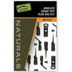 Kit Montage Fox Edges Naturals Angled Drop Off Run Rig (par 5)