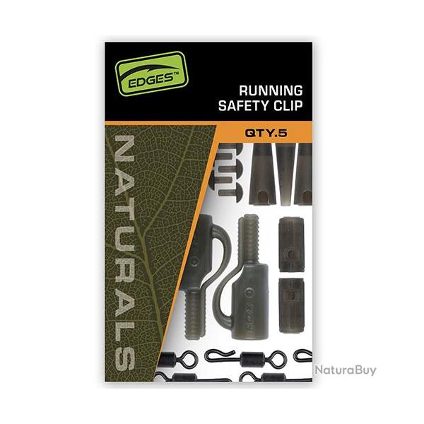 Kit Montage Fox Edges Naturals Running Safety Clip (par 5)
