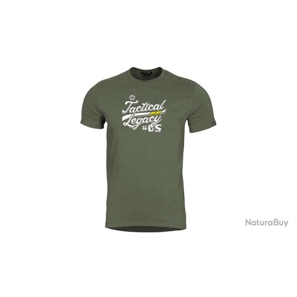T-Shirt Ageron �Tactical Legacy� Pentagon Tactical Coloris Olive Green