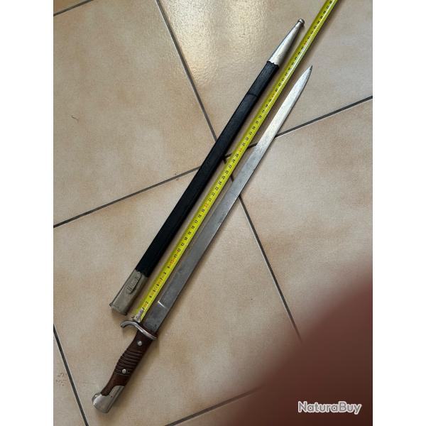BA�ONNETTE ALLEMANDE WW1 DE SORTIE/PARADE LAME GRAV�E