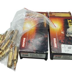 DESTO AMMO - LOT DE 29 MUNITIONS NORMA CALIBRE 270WSM DIVERS OGIVES