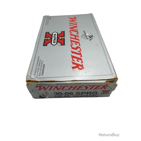 DESTO AMMO - BOITE DE 18 CARTOUCHES WINCHESTER 30-06 BALLISTIC SILVERTIP 180GRS