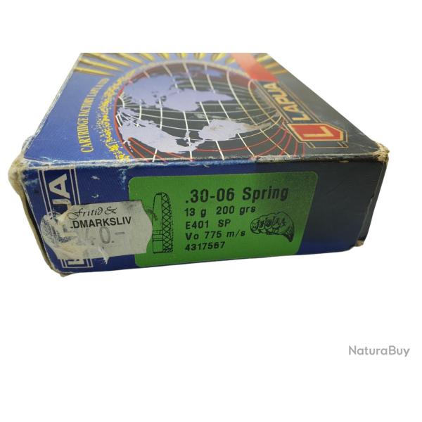DESTO AMMO - BOITE DE 11 CARTOUCHES LAPUA 30-06 MEGA SP 200Grs