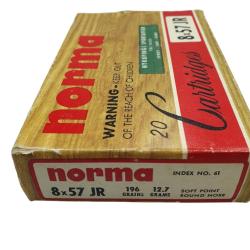DESTO AMMO - BOITE DE 13 CARTOUCHES NORMA 8x57JR SOFT POINT 196Grs