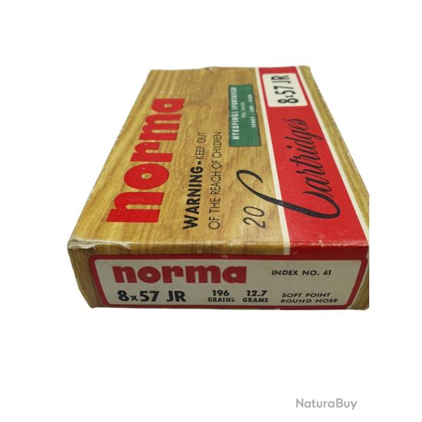 DESTO AMMO - BOITE DE 13 CARTOUCHES NORMA 8x57JR SOFT POINT 196Grs