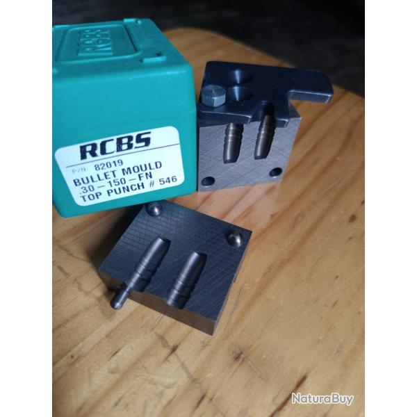 MOULE A BALLE RCBS POUR CALIBRE .30 DEUX CAVITES............a027
