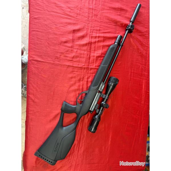 Carabine Gamo GX-250 PCP 6.35mm +lunette + Compresseur + Bouteille + Accesoires (~=60joules)