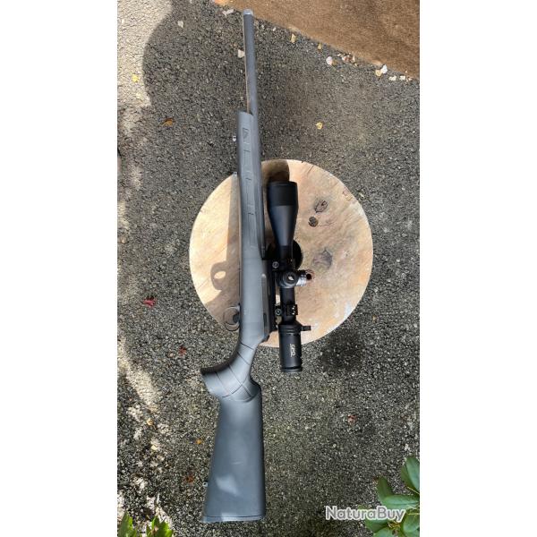 Carabine CZ 457 + 2 canons calibre 17hmr : 1 canon standard filet� + 1 canon lourd varmint filet�