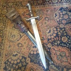 Ba&iuml;onnette K31 ELSENER SCHWYZ avec porte fourreau