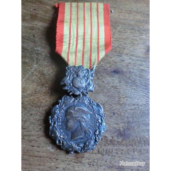 m�daille argent  direction g�n�rale des douanes honneur d�vouement