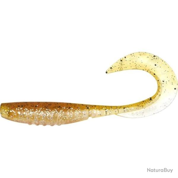LEURRE MEGABASS X LAYER CURLY 5" TINSEL BROWN