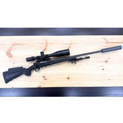 CARABINE D'OCCASION FRANCHI HORIZON VARMINT .308 + LUNETTE TAURON 5-50X60 + SILENCIEUX + BIPIED
