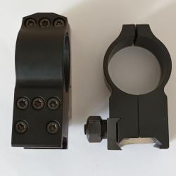 Collier ultra haut pour lunette tir 30mm