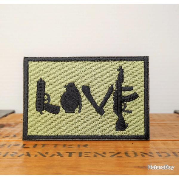 Patch brod� style arm�e militaire "LOVE"