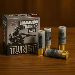 Cartouches Tunet Commando training Slug - cal.12 - Bo&icirc;te de 25 - DESTOCKAGE !