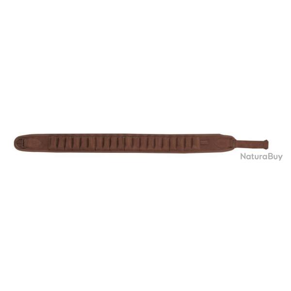 CARTOUCHIERE DAIM VELOURS MARRON A TUBES - COUNTRY SELLERIE - 20 TUBES CAL. 20