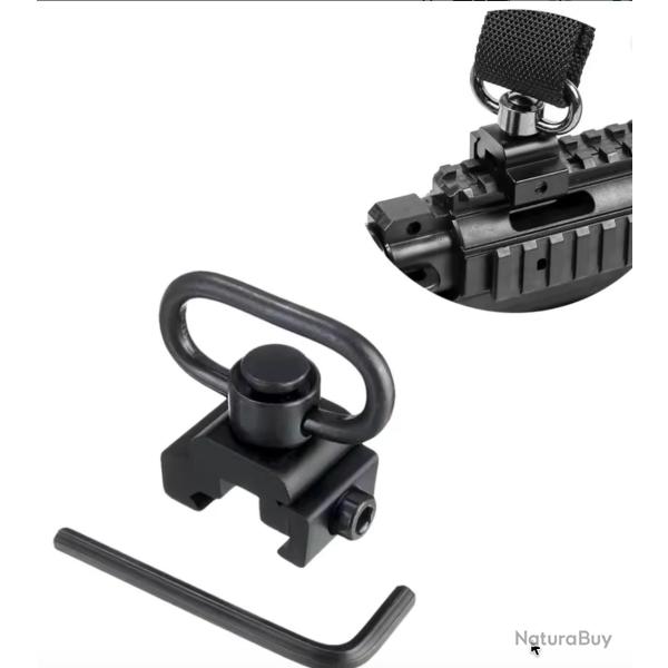 Grenadiere anneau pour sangle sur Rail 20mm
