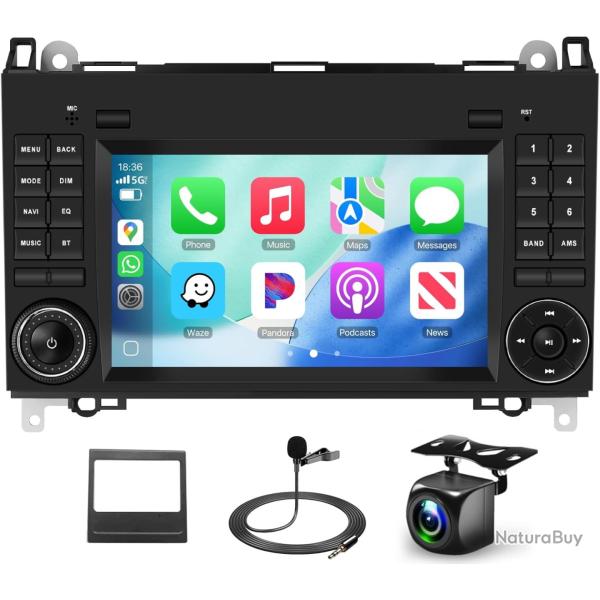 Autoradio pour Mercedes-Benz Classe A W169/Classe W245 B200/Viano Vito W639/Sprinter W906, Android 1