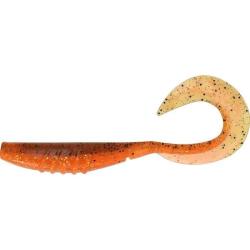 LEURRE MEGABASS X LAYER CURLY 3"5 TINSEL ORANGE