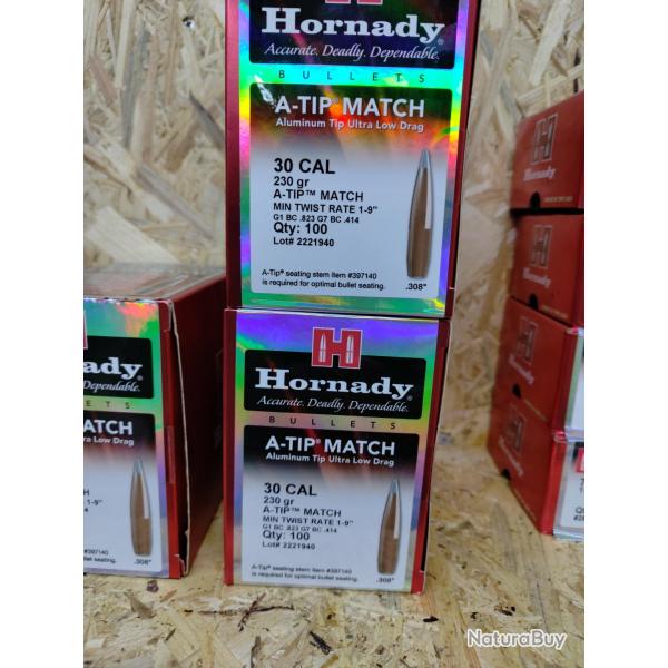 ogive HORNADY A TIP 230 cal .30