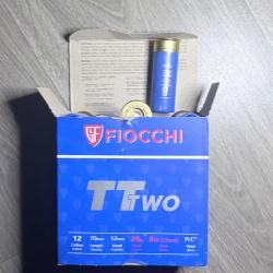 Lot de 10 bo&icirc;tes de Fiocchi TT Two - Calibre 12 - Plombs n&deg;8 - 28g
