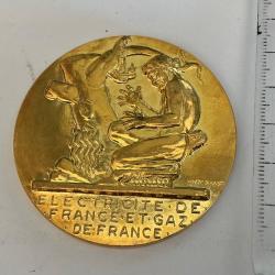 FRANCE, M&Eacute;DAILLE, &Eacute;LECTRICIT&Eacute; DE FRANCE ET GAZ DE FRANCE Dropsy - 40 Ann&eacute;es de service