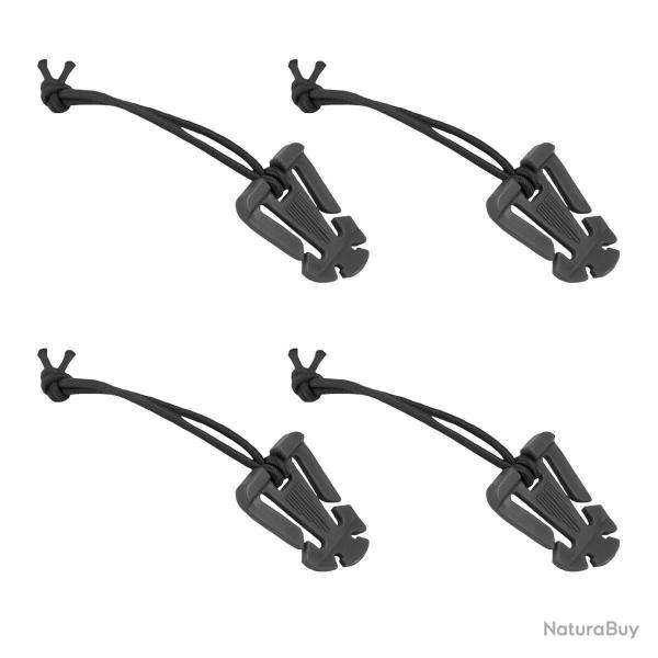 Fixation MOLLE Web Gripper  Bulldog Tactical Gear - Vert / Lot de 10