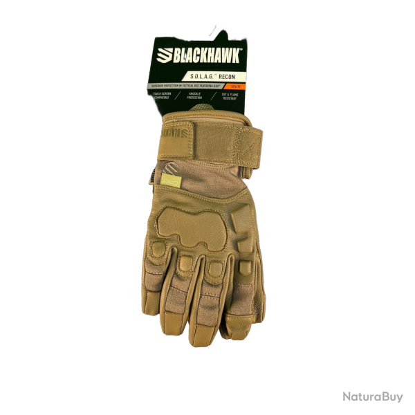 Gants coqu�s Blackhawk Solag Recon - Coyote / XL