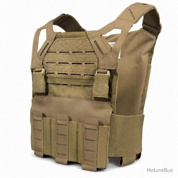 Gilet porte-plaques Ghost VX� Bulldog Tactical Gear - Coyote / L (10 x 13")