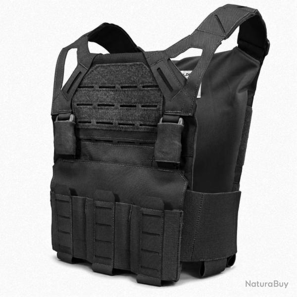 Gilet porte-plaques Ghost VX� Bulldog Tactical Gear - Noir / M (10 x 12")