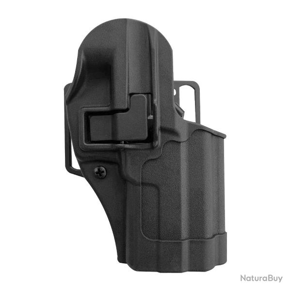 Holster Blackhawk Serpa� CQC Level 2 R�glementaire Police Nationale - Noir / SP2022 / Gaucher