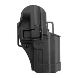 Holster Blackhawk Serpa&reg; CQC Level 2 R&eacute;glementaire Police Nationale - Noir / Glock 26 / Gaucher