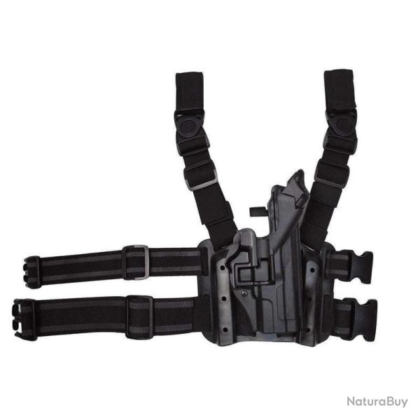 Holster de cuisse Blackhawk Serpa� Level 3 - Noir / SP 220 / 226 / Droitier