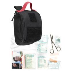 Pochette m&eacute;dicale Mil-Tec IFAK Laser Cut avec kit premiers secours 25 pi&egrave;ces Leina-Werke - Noir