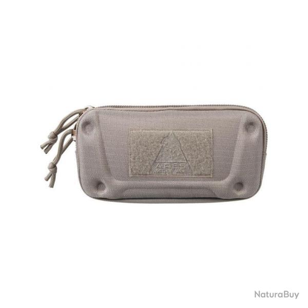 Pochette rigide Ares Baroud Box � coque EVA, polyester 600D, fixation MOLLE - Coyote