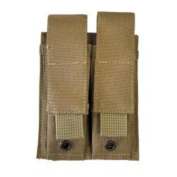 Porte-chargeur ferm&eacute; Double Pistol Bulldog Tactical Gear - Coyote