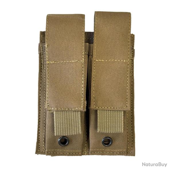 Porte-chargeur ferm� Double Pistol Bulldog Tactical Gear - Coyote