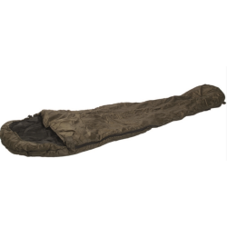 Sac de couchage Mil-Tec Momie Hollowfiber 500 g/m&sup2; 2 couches confort -5&deg;C extr&ecirc;me -10&deg;C - Marron