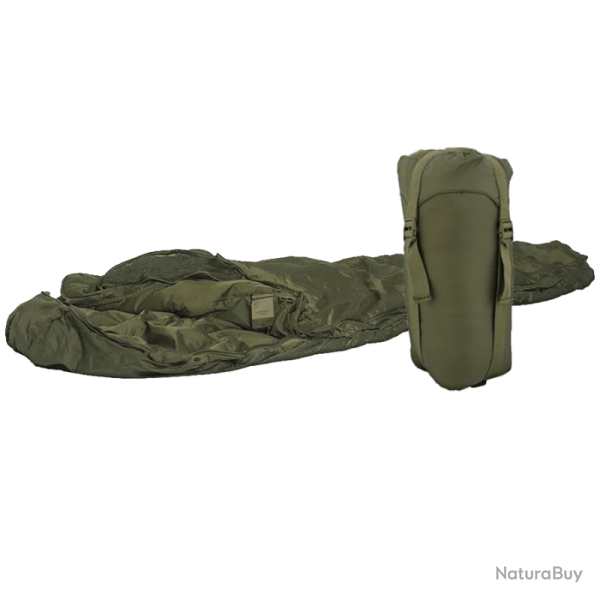 Sac de couchage Mil-Tec Tactical 3 nylon Teflon DuPont garnissage Thermolite 200 g/m� - Vert