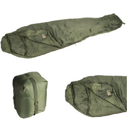 Sac de couchage Mil-Tec Tactical 4 nylon Teflon DuPont garnissage Thermolite 250 g/m&sup2; - Vert
