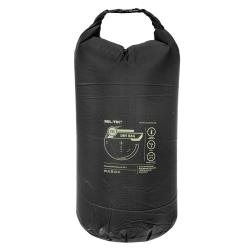 Sac &eacute;tanche Mil-Tec Dry Bag 25 litres polyester roll-top - Noir