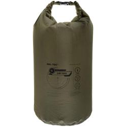 Sac &eacute;tanche Mil-Tec Dry Bag 5 litres polyester roll-top ultral&eacute;ger - Vert Olive