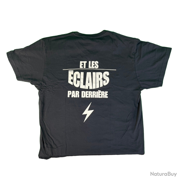 T-shirt "A 20 Ans On Crache le tonnerre par devant" - Navy Blue / XL