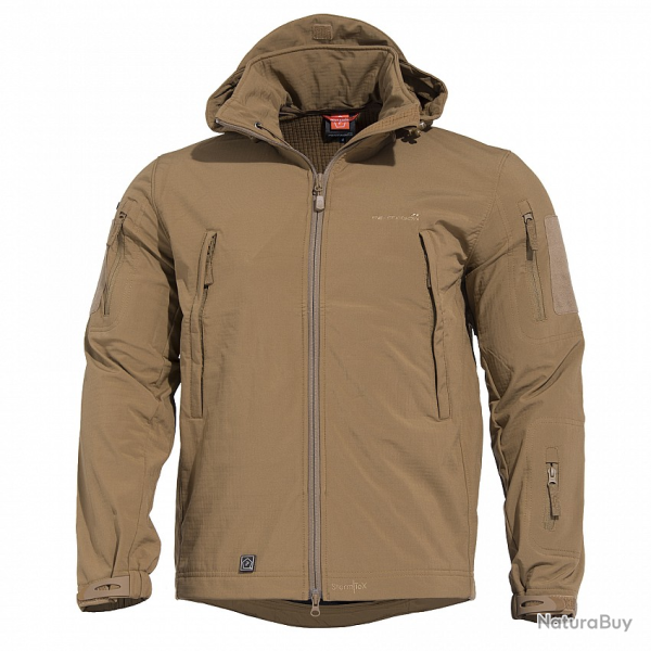 Veste softshell Pentagon Artaxes membrane Storm|Tex 8 000 mm coudes renforc�s capuche escamotable - 