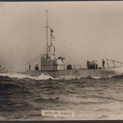 Carte postale HMS/M Oxley Medway Studios -N&deg;8417