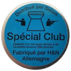 500 Plombs diabolo H&N Special Club 4.5mm