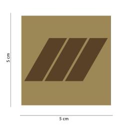 Grade de poitrine basse visibilit&eacute; - Coyote / Brigadier Chef / MDL Chef