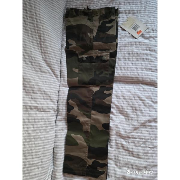 Pantalon enfant treillis Original Pertoock's 8ans neuf